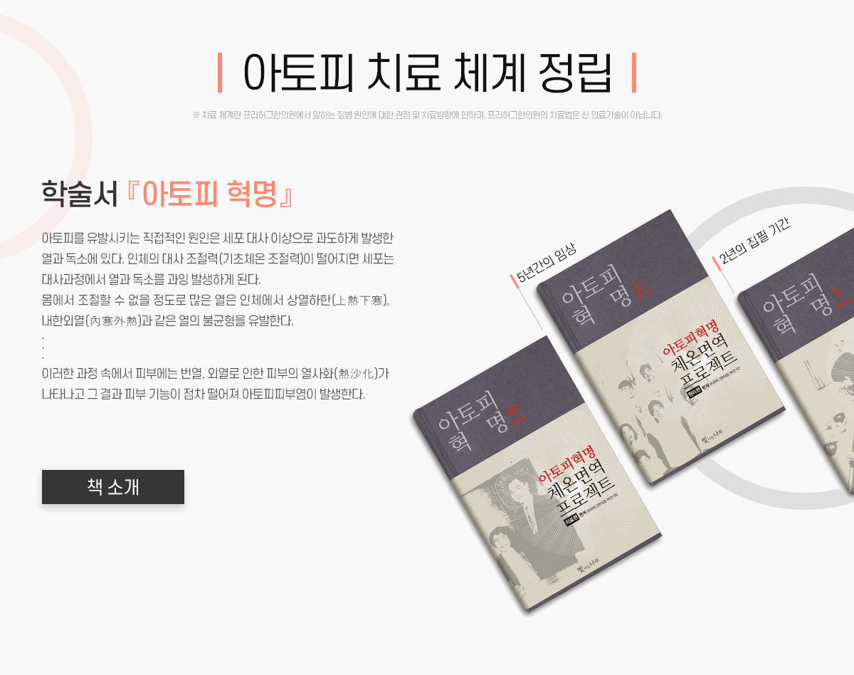 아토피 치료 체계 정립, 아토피 혁명